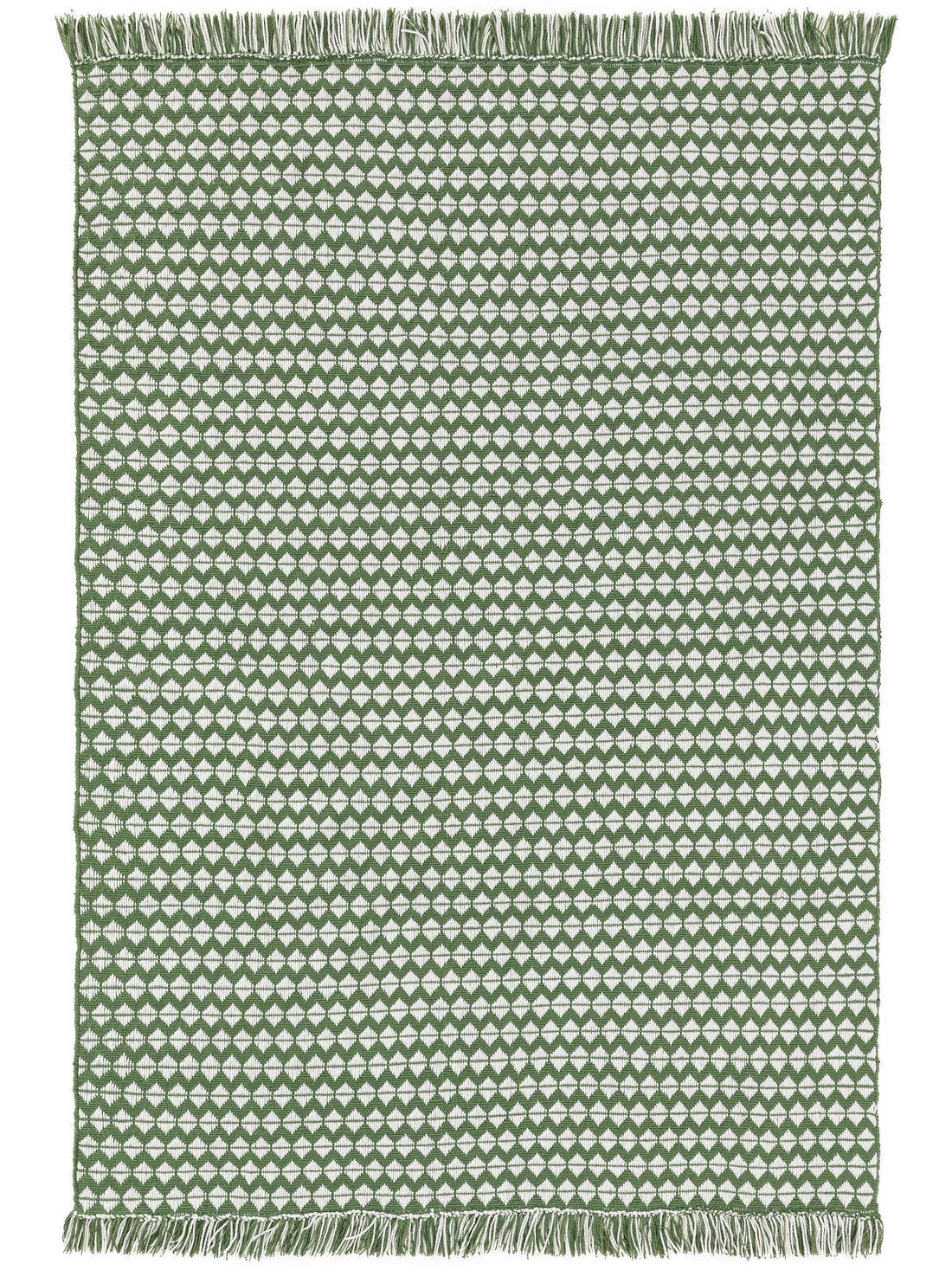 Teppich aus recyceltem Material Morty Grün