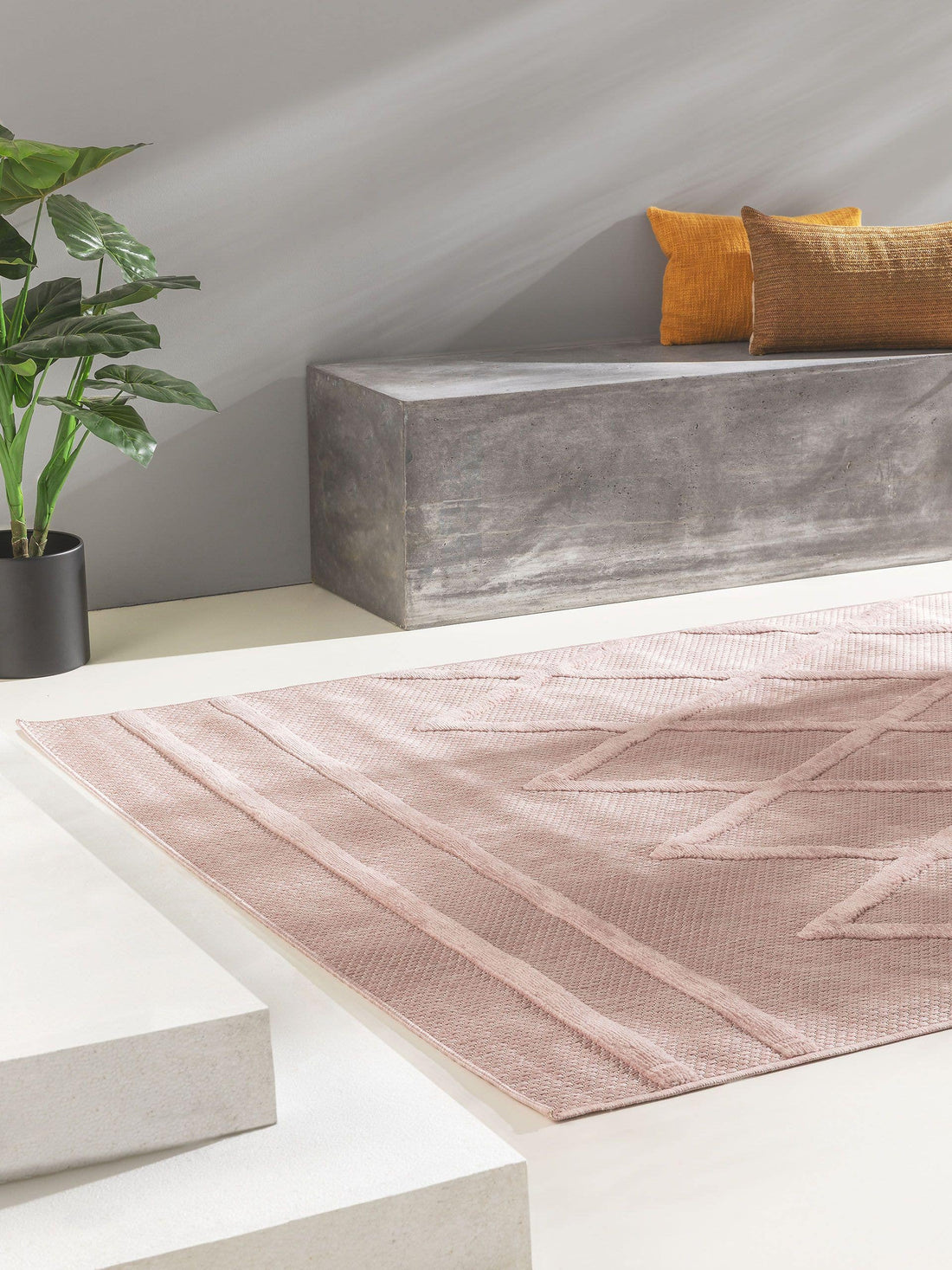 In- &amp; Outdoor-Teppich Bonte Rosa